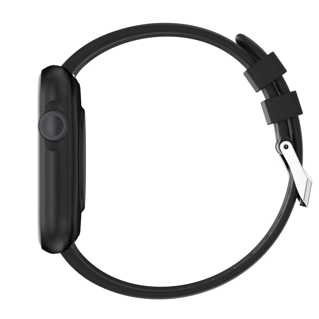 2025 Smartwatch Touch Screen Fitness Tracker Android iPhone Compatibility Heart Rate Blood Pressure Oxygen Monitoring Square BT