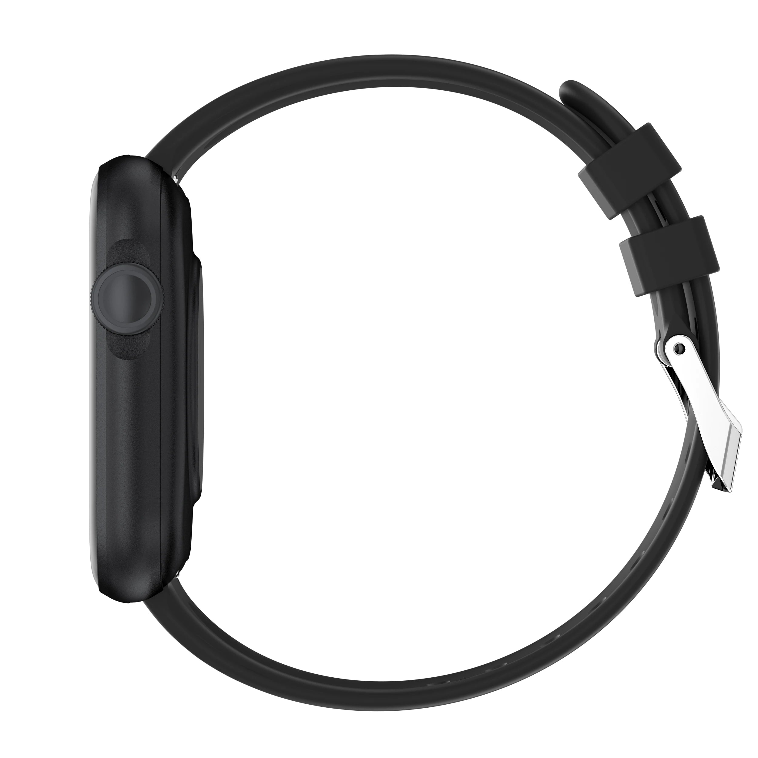 2025 Smartwatch Touch Screen Fitness Tracker Android iPhone Compatibility Heart Rate Blood Pressure Oxygen Monitoring Square BT