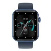 2025 Smartwatch Touch Screen Fitness Tracker Android iPhone Compatibility Heart Rate Blood Pressure Oxygen Monitoring Square BT