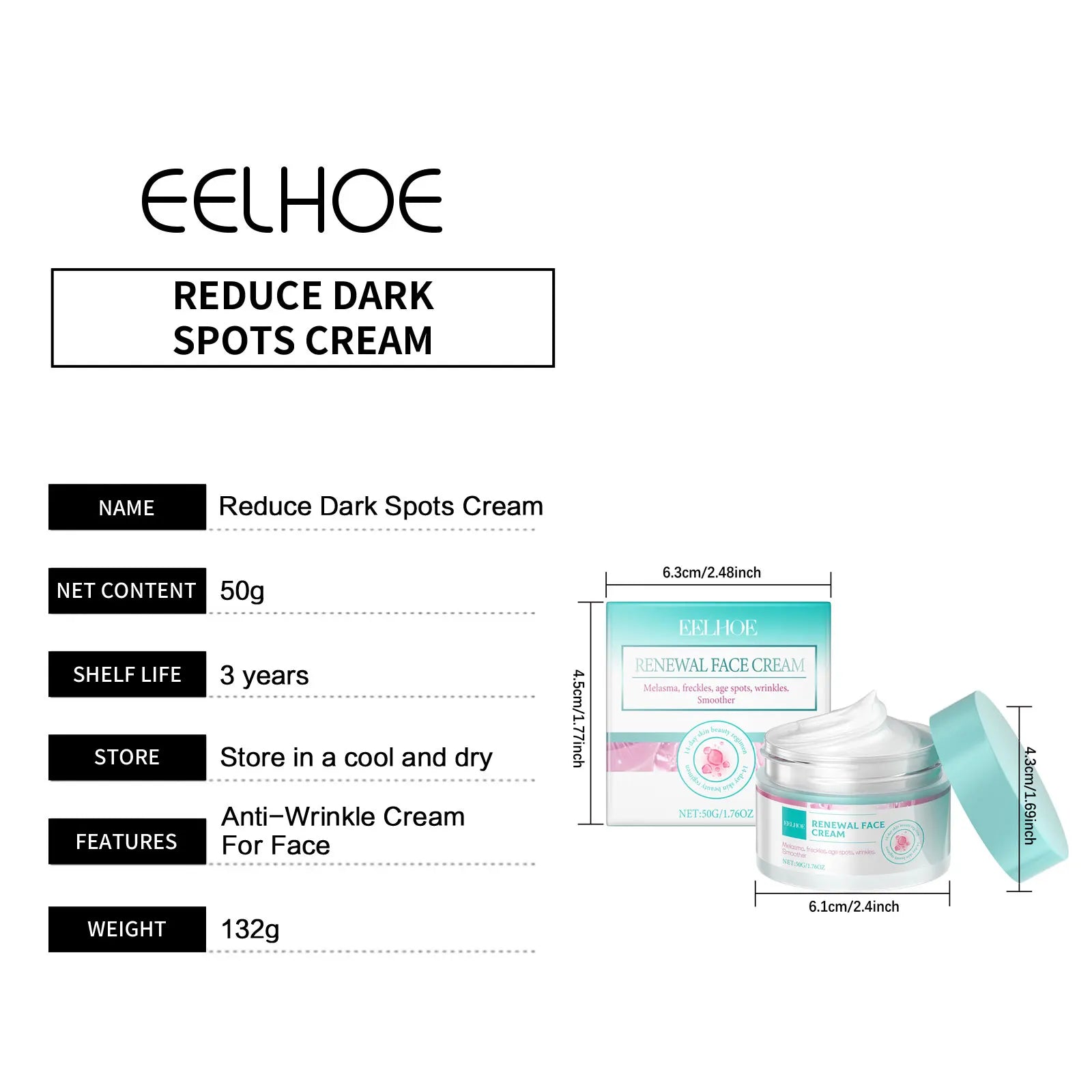 Skin Firming Cream for Face Reduce Dark Spots Brightening Facial Cream Improve Sagging Lifting Tightening Face Skin Care Product