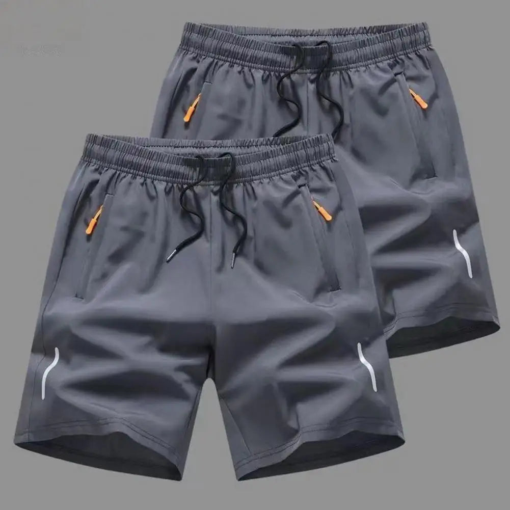 Men's Plus Size Summer Ice Silk Cool Short Pants Fashion Male Thin Loose Quick-dry Shorts Sweatpants Casual Sport Stretch Pants