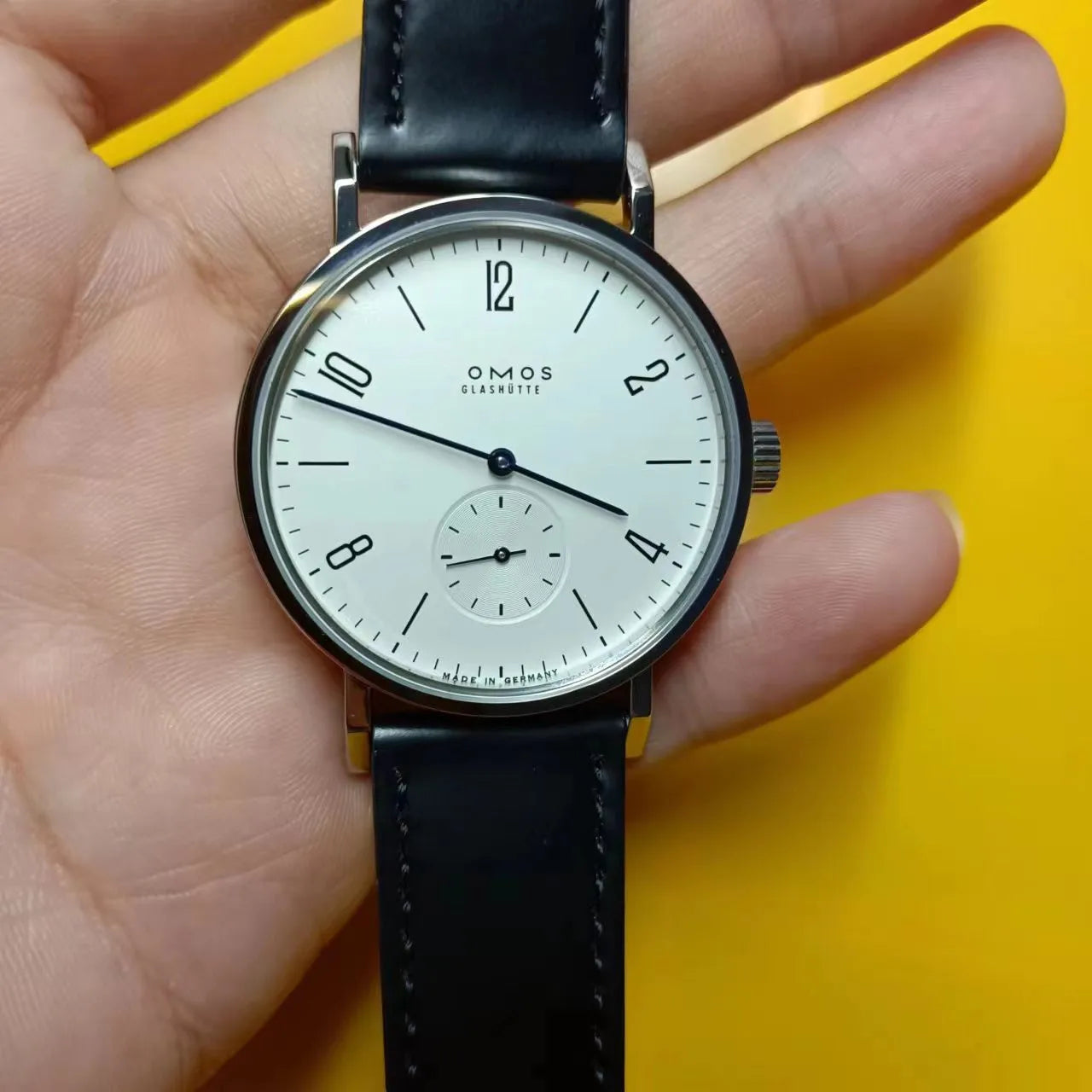 Simple Bauhaus automatic watch TANGOMAT series red 12 sapphire simple and versatile men's watch