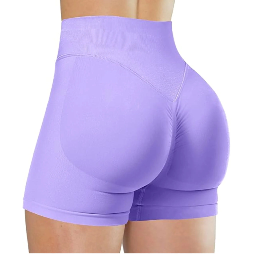 Summer High Waisted Yoga Shorts Fashionable and Sexy Running Fitness Pants Solid Color Yoga Leggings Customizable labels