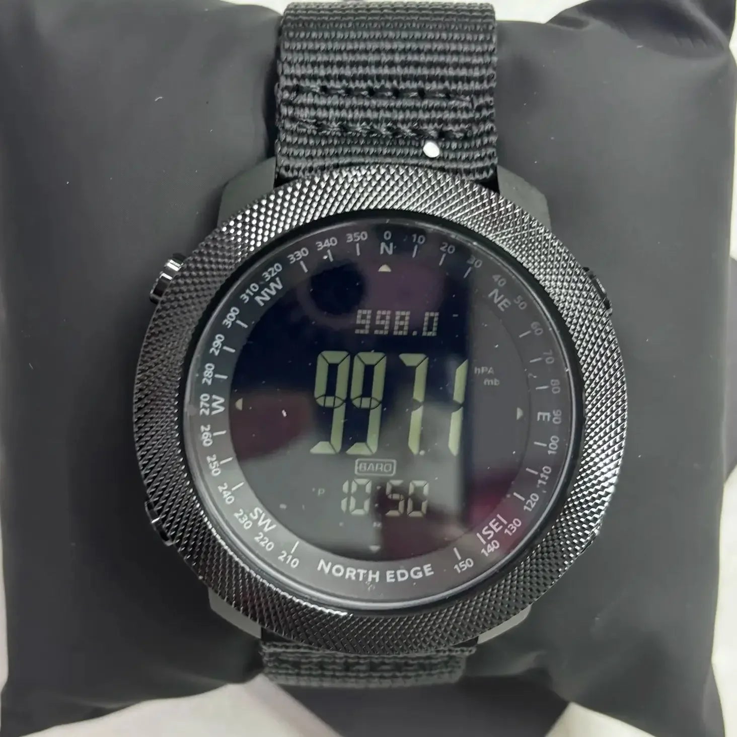 Able NORTH EDGE APACHE-46 Men's Digital Watch Military Sports Waterproof 50M Altimeter Barometer Compass World Time Wristwatch C