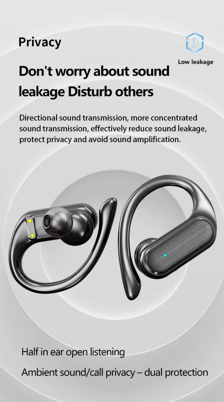 A520 Wireless Bluetooth 5.3 Earphones TWS Sports Earphones Touch HiFI Stereo Music Life Waterproof Hanging Earphones