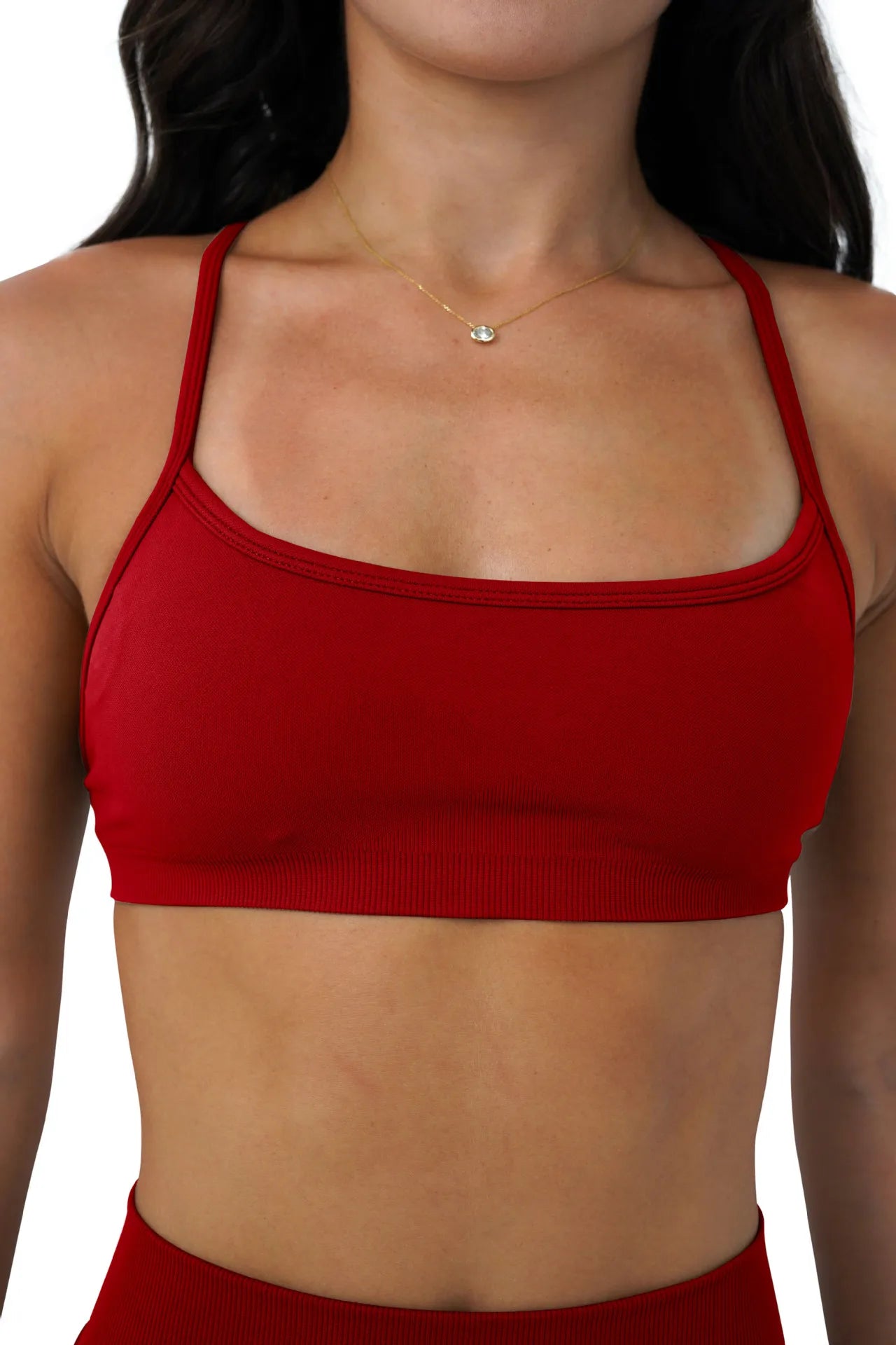 NCLAGEN Sports Bra Seamless Yoga Top Women Fitness Article Gym Active Wear Back Cross Workout Push-up Fitness Running Underwear