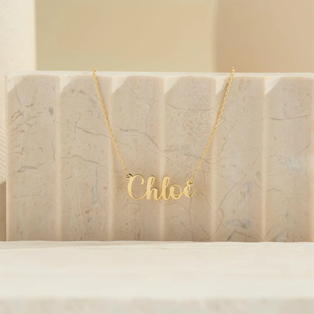 Wholesale exquisite name necklaces, personalized children's name necklaces, birthday gifts for her, holiday gifts
