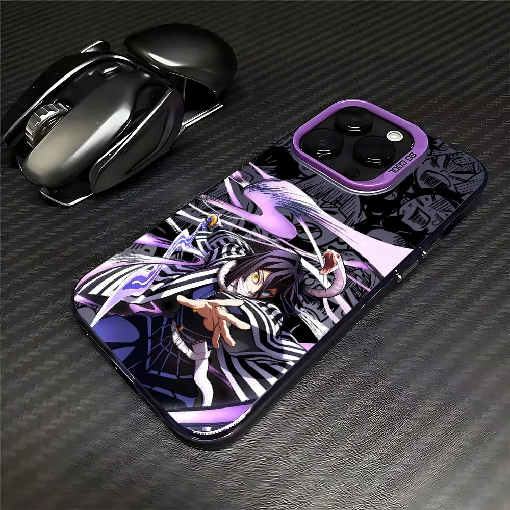 Anime Demon Slayers Tanjiroes Phone Case for IPhone 16e 16 15 14 13 12 11 Mini Pro Max X XR XSMAX 8 7 Plus Matte Back Cover