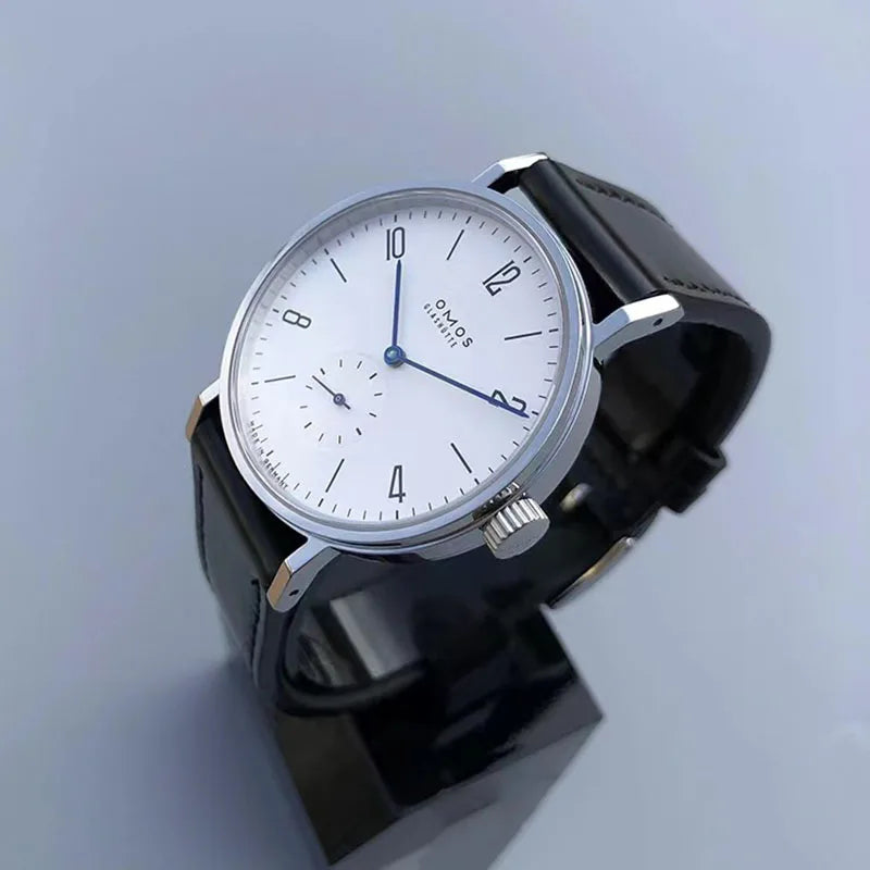 Simple Bauhaus automatic watch TANGOMAT series red 12 sapphire simple and versatile men's watch
