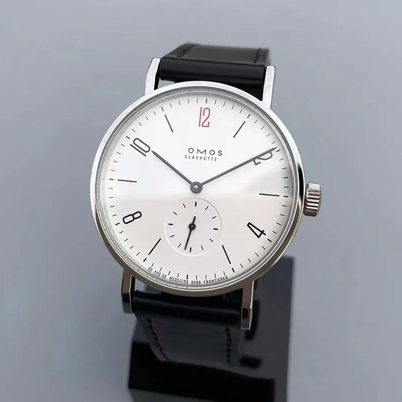 Simple Bauhaus automatic watch TANGOMAT series red 12 sapphire simple and versatile men's watch