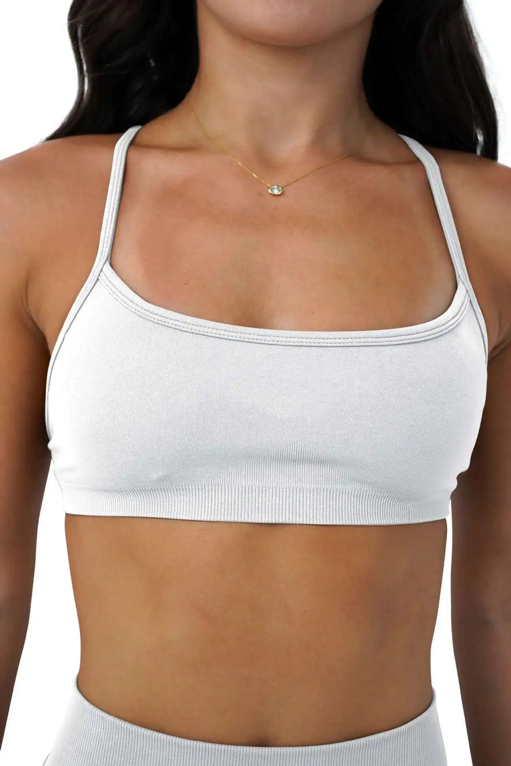 NCLAGEN Sports Bra Seamless Yoga Top Women Fitness Article Gym Active Wear Back Cross Workout Push-up Fitness Running Underwear