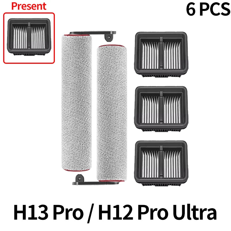 Original Accessories For Dreame H12 Pro Ultra / H13 Pro Wet Dry Water Tank brush roller HEPA Filter Holder Vacuum Cleaner Parts
