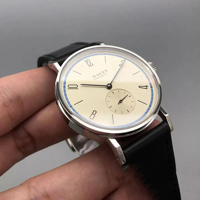 Simple Bauhaus automatic watch TANGOMAT series red 12 sapphire simple and versatile men's watch