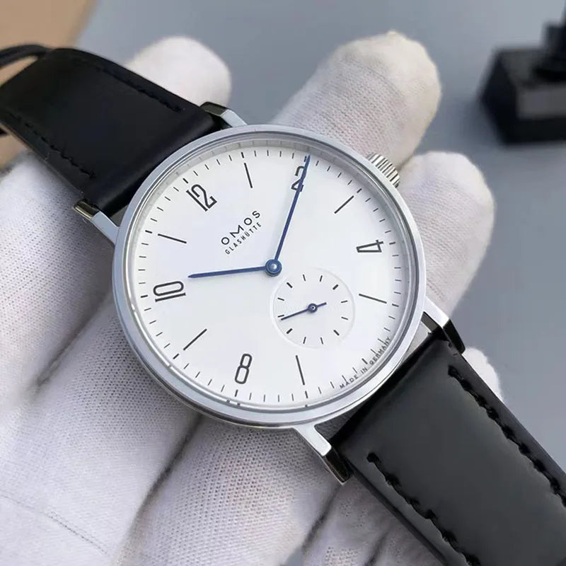 Simple Bauhaus automatic watch TANGOMAT series red 12 sapphire simple and versatile men's watch
