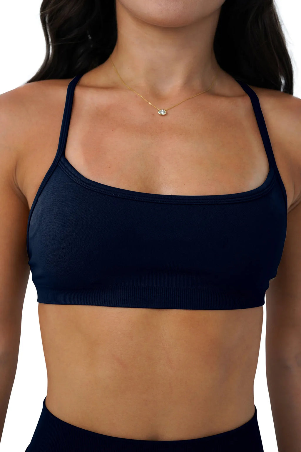 NCLAGEN Sports Bra Seamless Yoga Top Women Fitness Article Gym Active Wear Back Cross Workout Push-up Fitness Running Underwear