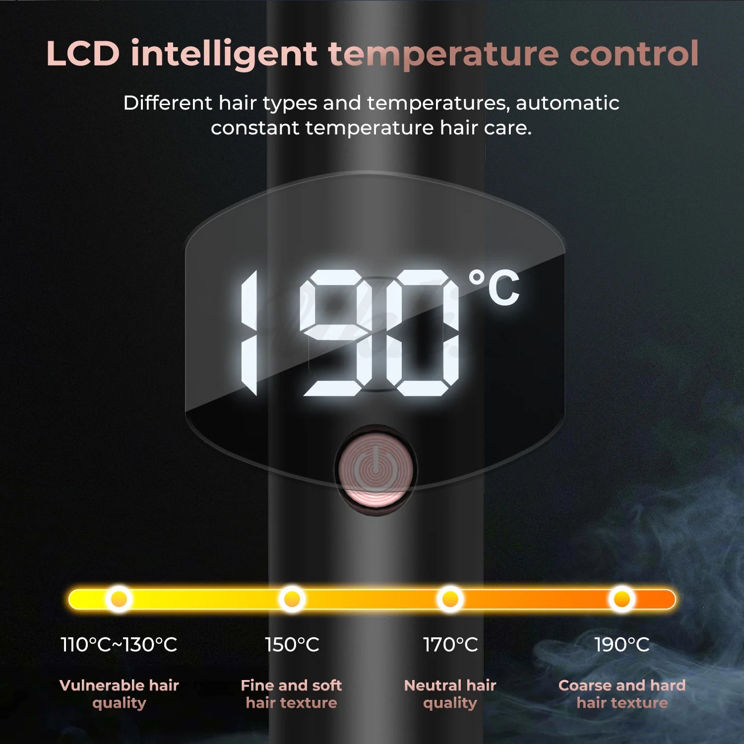 Thermal Brush Heated Curling Brush Ceramic Curling Iron Volumizing Brush with 3 head Heating Round Brush Travel Hair Curler Comb