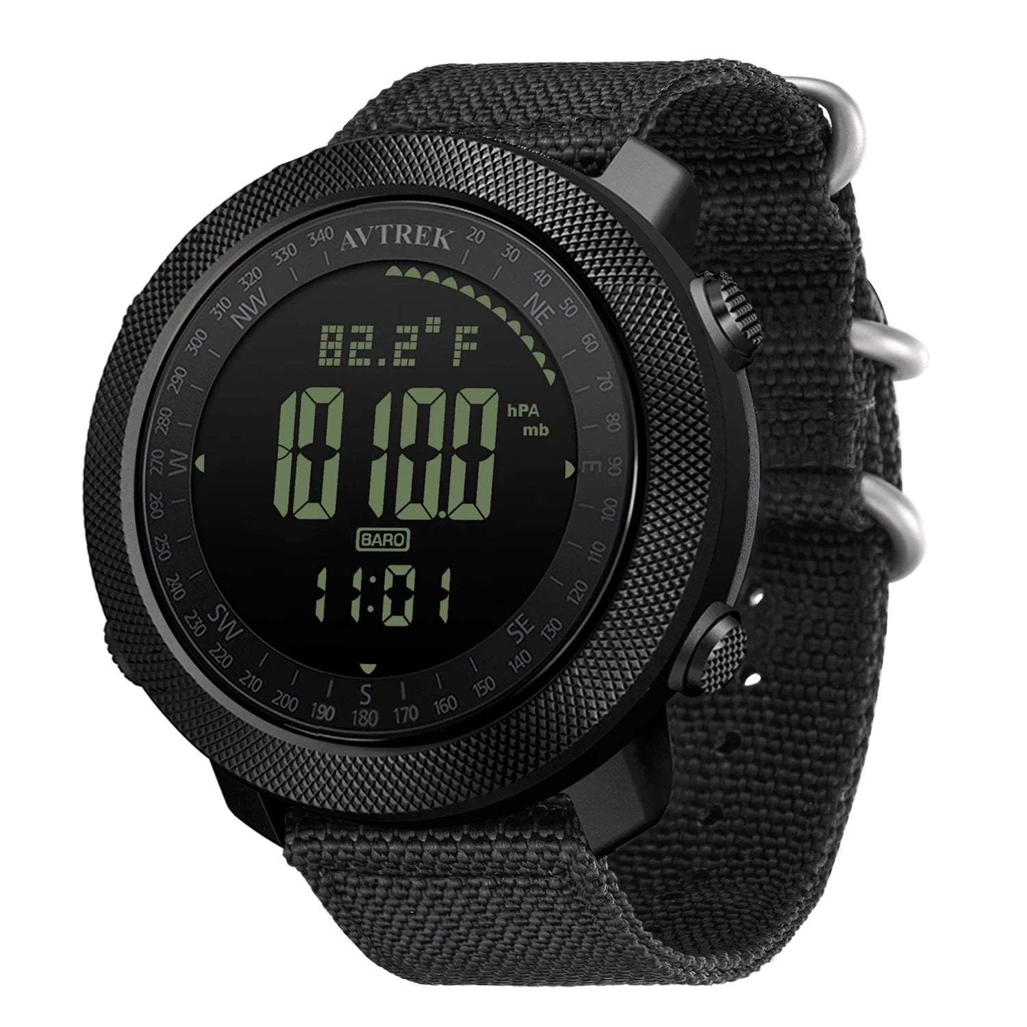 Avertk Men's Sport Digital Watch Running Military Watches Outdoor Compass Altimeter Barometer Watch waterproof 50m Wristwatches