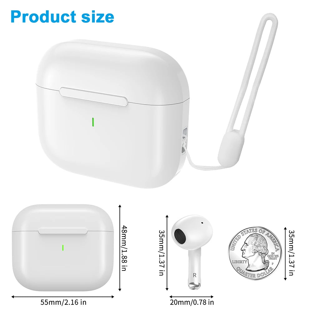TWS-A6 pro wireless headphones Bluetooth Earphones Touch Control Sport Headset Stereo Earbuds For Phone Android Headphones