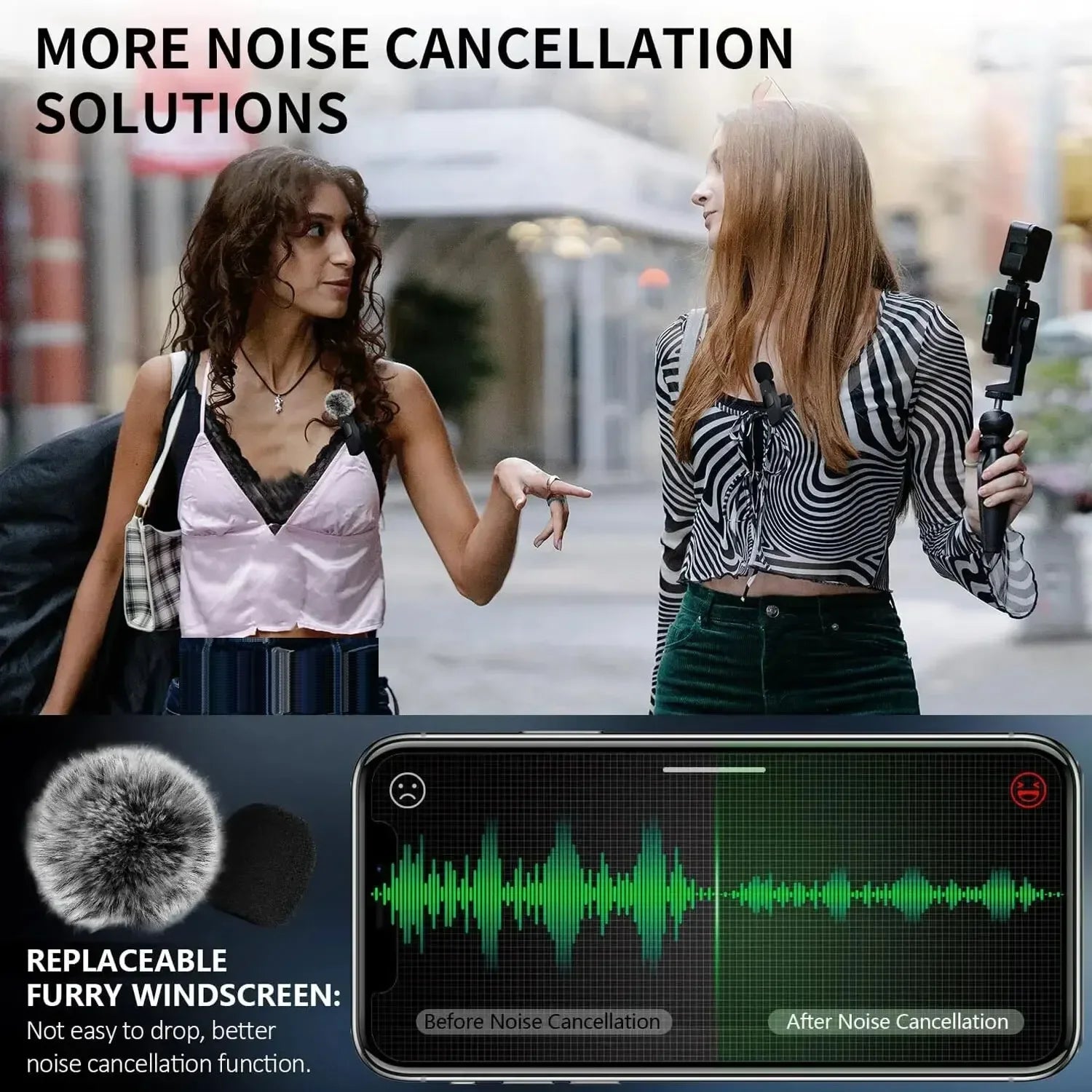The Best-selling Wireless Lapel Microphone for Mobile Live Streaming A Lapel Wireless Mini Microphone for Outdoor Live Streaming