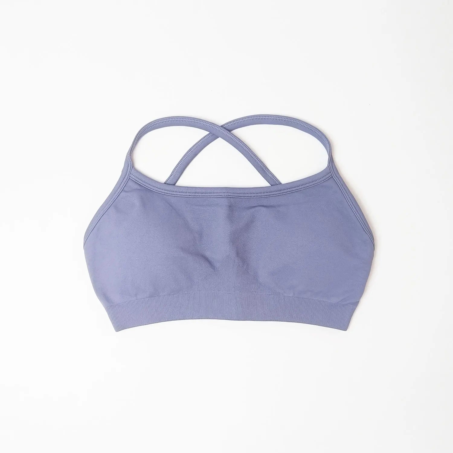 NCLAGEN Sports Bra Seamless Yoga Top Women Fitness Article Gym Active Wear Back Cross Workout Push-up Fitness Running Underwear