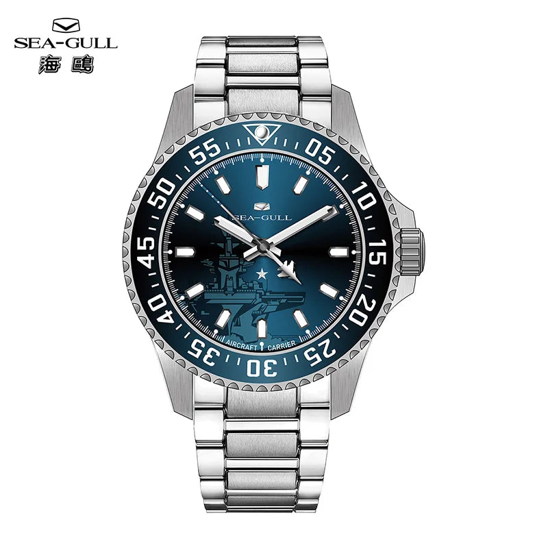 Seagull 44mm Diving Men Watches Automatic Mechanical Watch Sapphire Ocean Series 200M Waterproof Top Brand 816.32.1083 reloj
