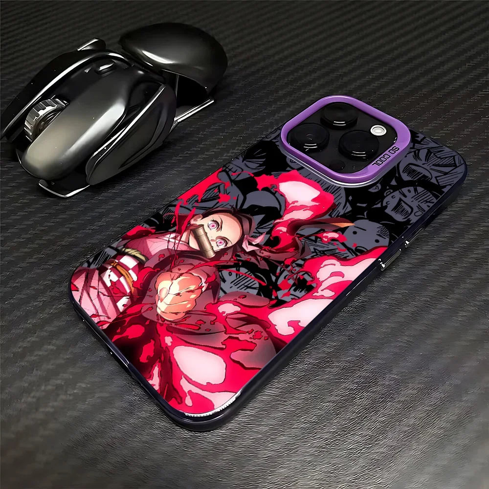 Anime Demon Slayers Tanjiroes Phone Case for IPhone 16e 16 15 14 13 12 11 Mini Pro Max X XR XSMAX 8 7 Plus Matte Back Cover