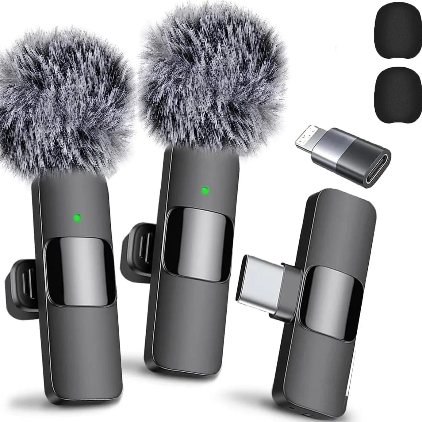 The Best-selling Wireless Lapel Microphone for Mobile Live Streaming A Lapel Wireless Mini Microphone for Outdoor Live Streaming