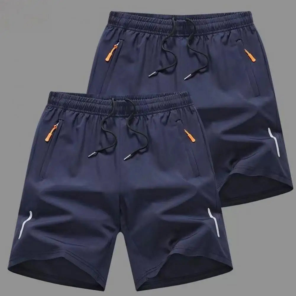 Men's Plus Size Summer Ice Silk Cool Short Pants Fashion Male Thin Loose Quick-dry Shorts Sweatpants Casual Sport Stretch Pants