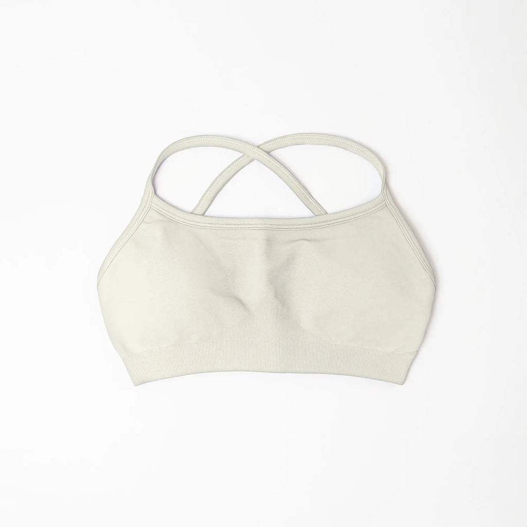 NCLAGEN Sports Bra Seamless Yoga Top Women Fitness Article Gym Active Wear Back Cross Workout Push-up Fitness Running Underwear