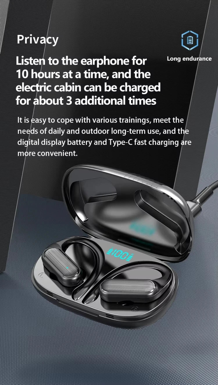 A520 Wireless Bluetooth 5.3 Earphones TWS Sports Earphones Touch HiFI Stereo Music Life Waterproof Hanging Earphones