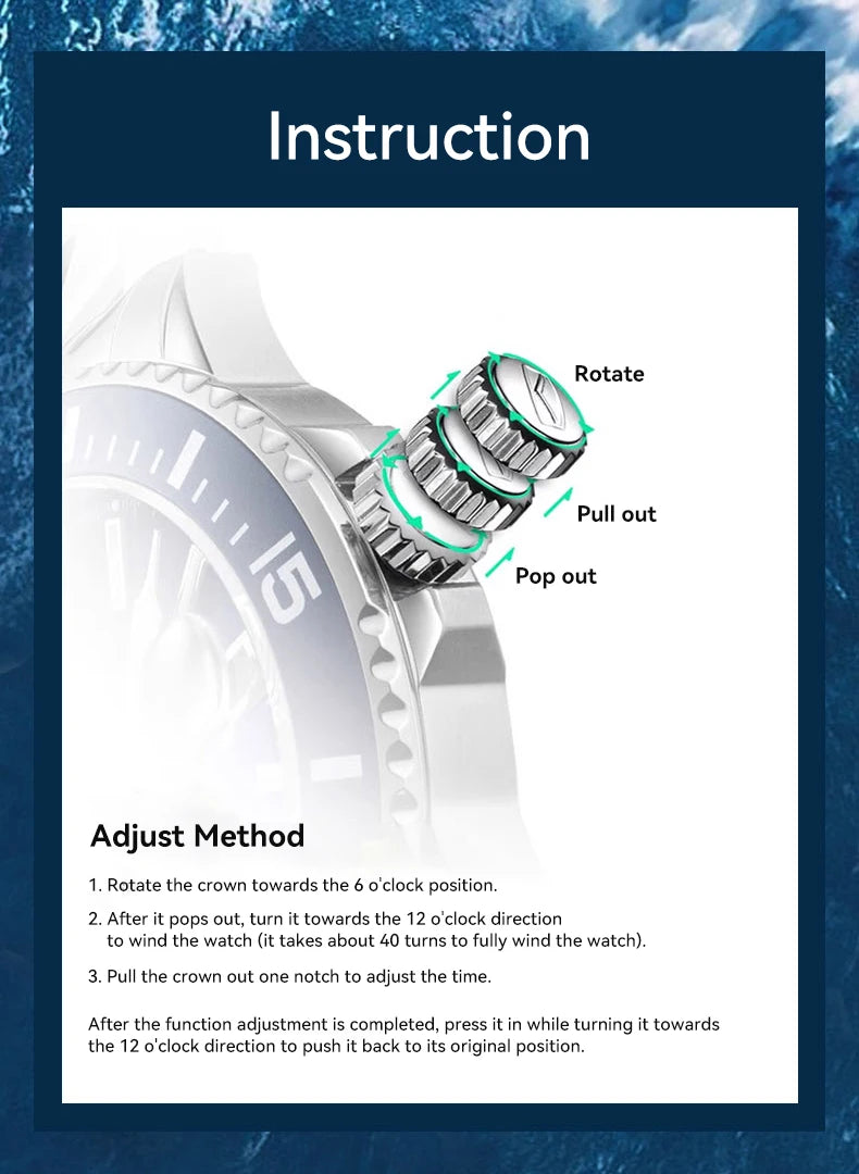 Seagull 44mm Diving Men Watches Automatic Mechanical Watch Sapphire Ocean Series 200M Waterproof Top Brand 816.32.1083 reloj