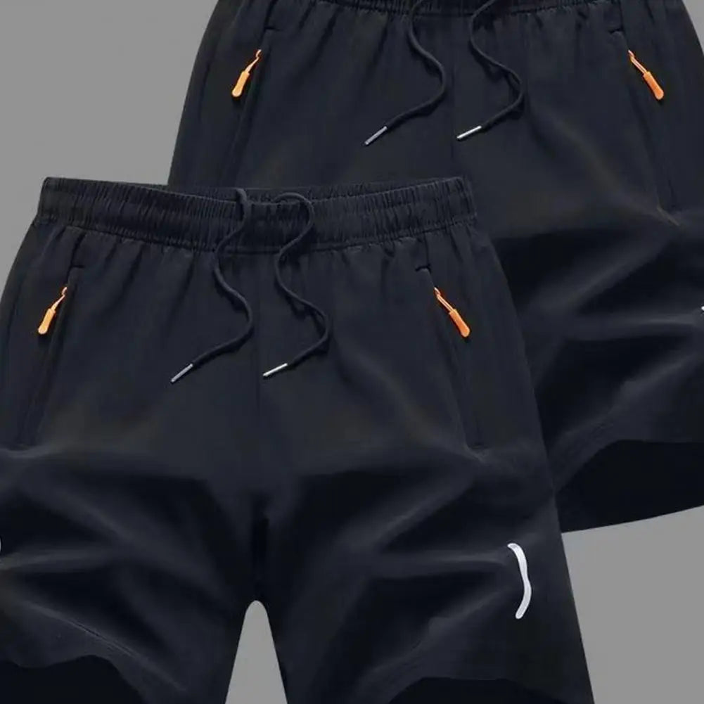 Men's Plus Size Summer Ice Silk Cool Short Pants Fashion Male Thin Loose Quick-dry Shorts Sweatpants Casual Sport Stretch Pants