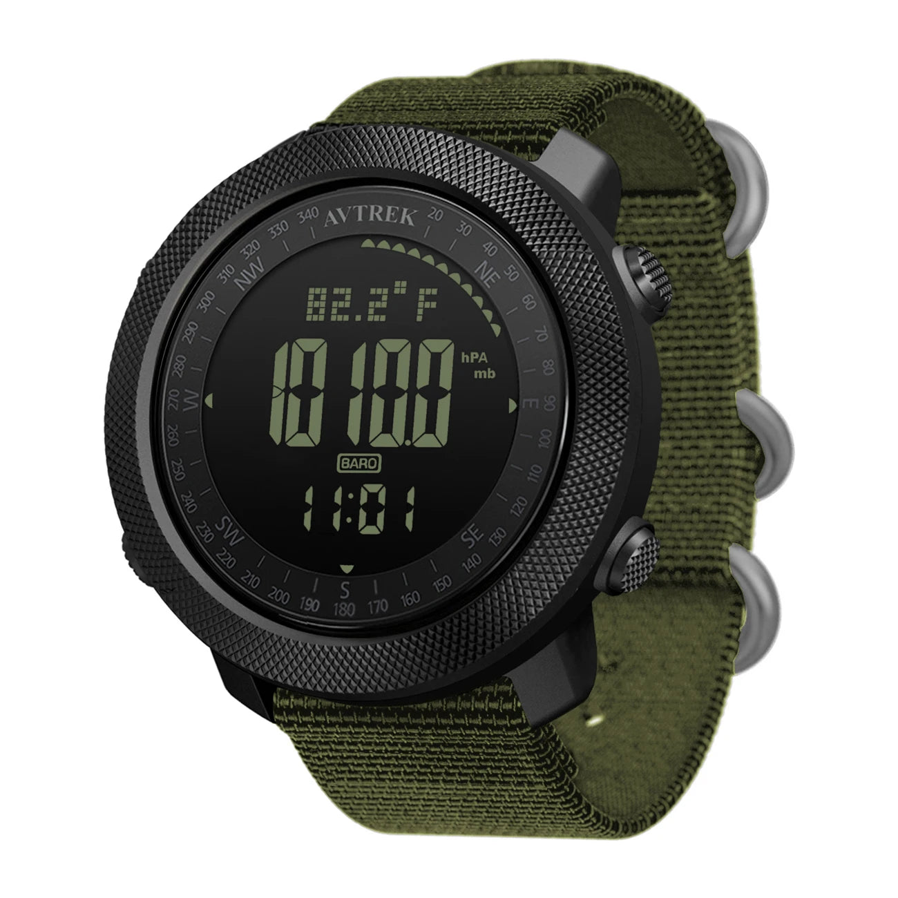 Avertk Men's Sport Digital Watch Running Military Watches Outdoor Compass Altimeter Barometer Watch waterproof 50m Wristwatches
