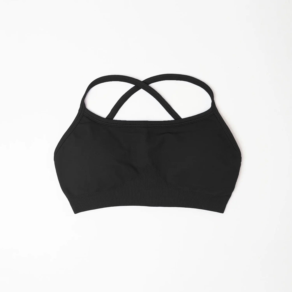 NCLAGEN Sports Bra Seamless Yoga Top Women Fitness Article Gym Active Wear Back Cross Workout Push-up Fitness Running Underwear